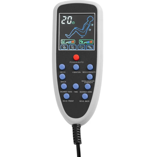 Podoloģiskais krēsls pedikīram ar masāžu un elektrisko dušas paplāti 105 W - balts