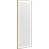 Frizūras konsoles spoguļa konsole ar taisnstūra LED apgaismojumu 180 x 70 cm - zelts