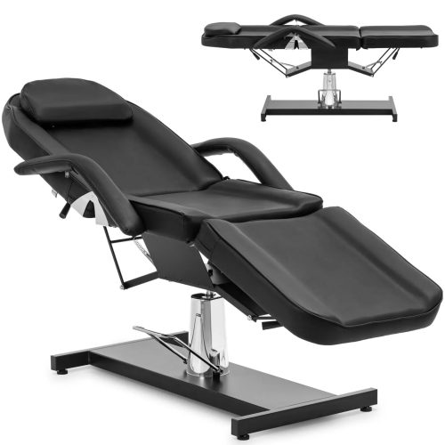Kosmētikas krēsls spa capua masāžas tetovējumam - melns