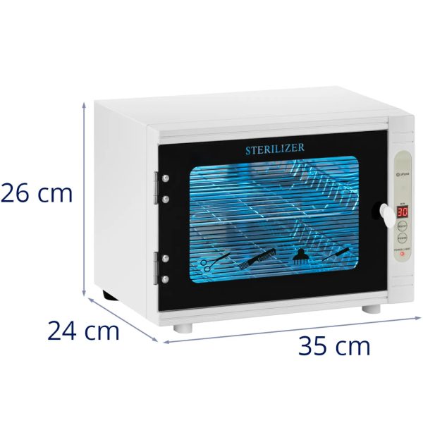 10040765-6 UV sterilizators kosmētikas instrumentiem ar LED taimeri 8 L