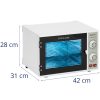 10040769-6 Dvieļu sildītājs ar UV sterilizāciju 30-80 c 15 l 164 collas