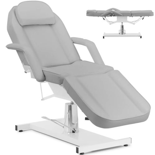 Kosmētikas krēsls spa capua masāžas tetovējumam - pelēks