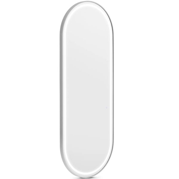 Frizūras konsoles spoguļa konsole ar LED apgaismojumu 180 x 70 cm - sudrabs