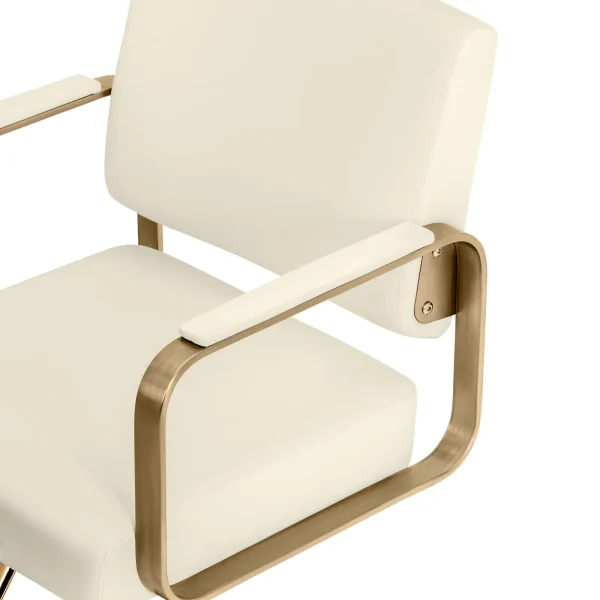 10040887-3 Bārddziņu frizieri ar krēslu ar Physa otley Footress - krēmveida zeltaini