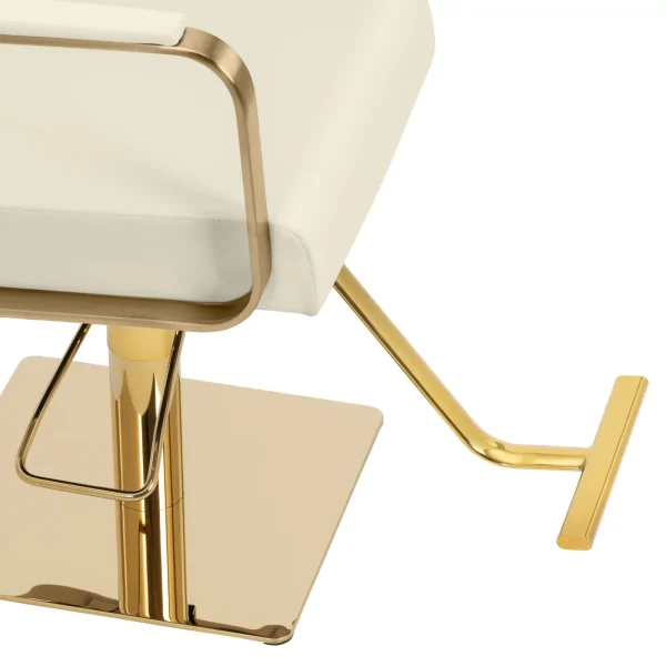 10040887-4 Bārddziņu frizieri ar krēslu ar Physa otley Footress - krēmveida zeltaini