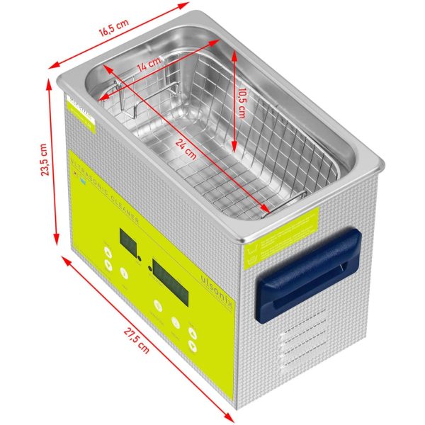 Ultraskaņas kanālu tīrītāja LED attīrītājs 3,2 L 120 W