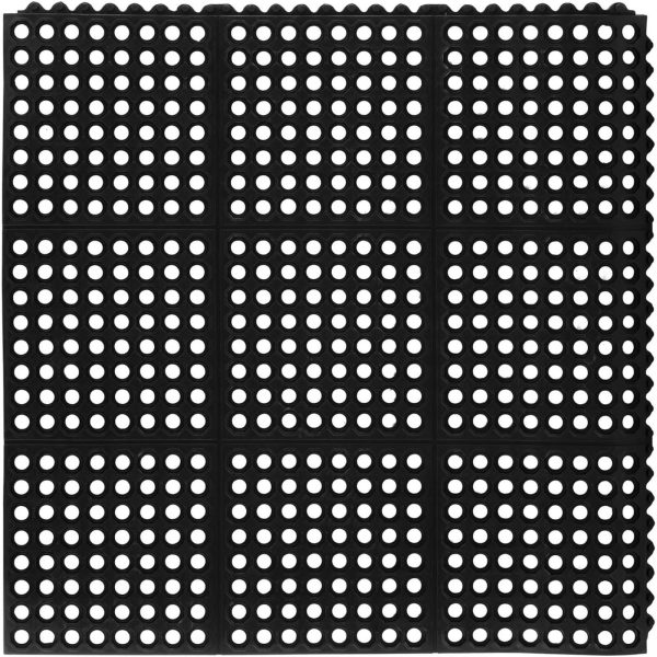 Mat gumijas tīrītājs, kas nav slīdēšanas atvere 92 x 92 x 1 cm