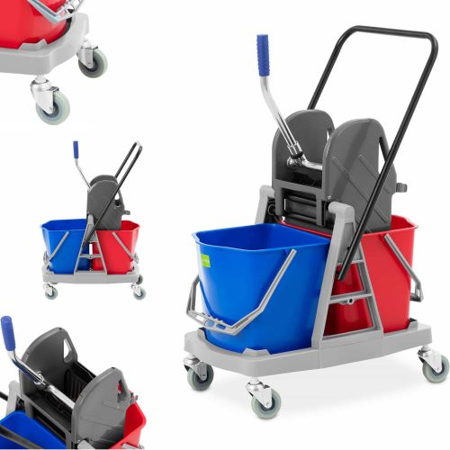 Grīdas tīrīšanas ratiņi 2 spaiņi SUCER 2X 17 L
