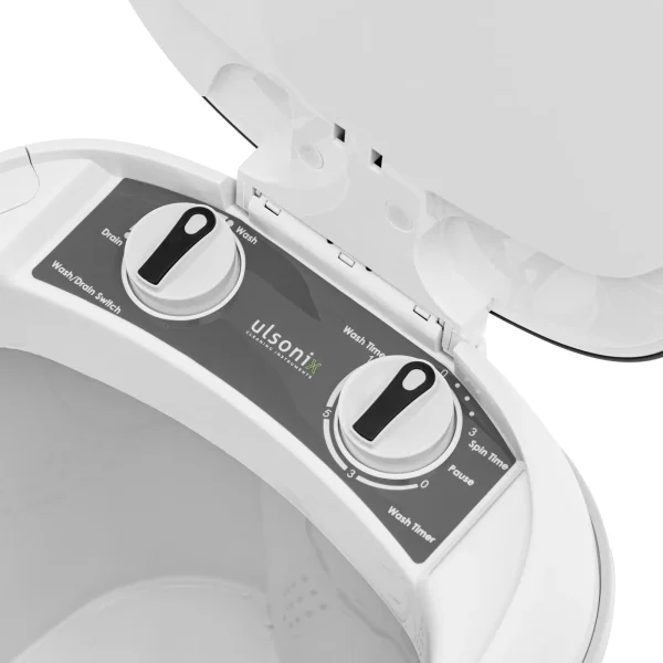 Mini daļēji -automātiskā veļas mašīna ar grieziena funkciju 4,5 kg 260 W