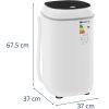 Mini daļēji -automātiskā veļas mašīna ar grieziena funkciju 4,5 kg 260 W