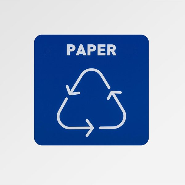 Groza tērauda konteiners papīra atkritumu segregācijai 30.5x30.5x70cm 60L