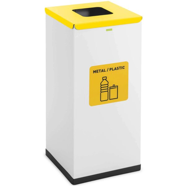 Groza konteiners segregācijas šķirošanai Atkritumus 60 l - metāla plastmasa