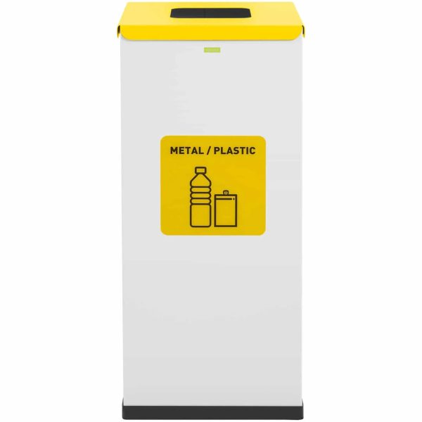 Groza konteiners segregācijas šķirošanai Atkritumus 60 l - metāla plastmasa