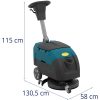 Akumulatora scenārija tīrīšanai grīdas tīrīšanai 40 cm 25 l 160 apgr./min