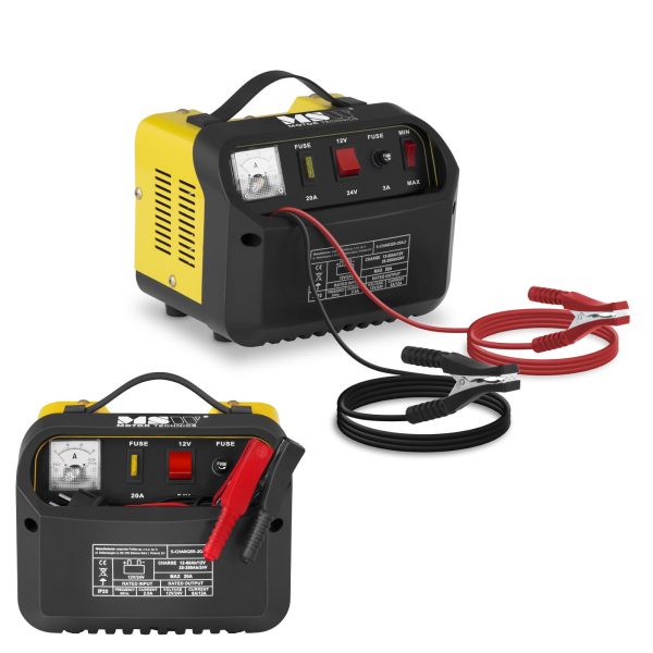 Automašīnas taisngrieža lādētājs baterijām 12/24 V 12A Automašīnas taisngrieža lādētājs baterijām 12/24 V 12A