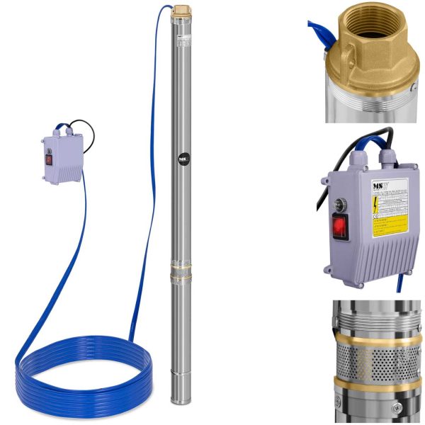Dziļais -Sea sūknis uz MSW Deep Well 3800 L/h. līdz 85 m