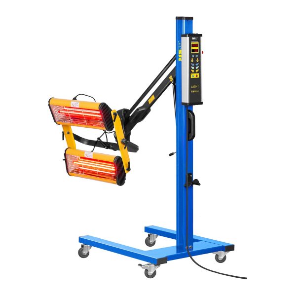 Siltuma radiatora krāsošana krāsu žāvēšanai uz statīva 2200W IR-Dryer2000.1