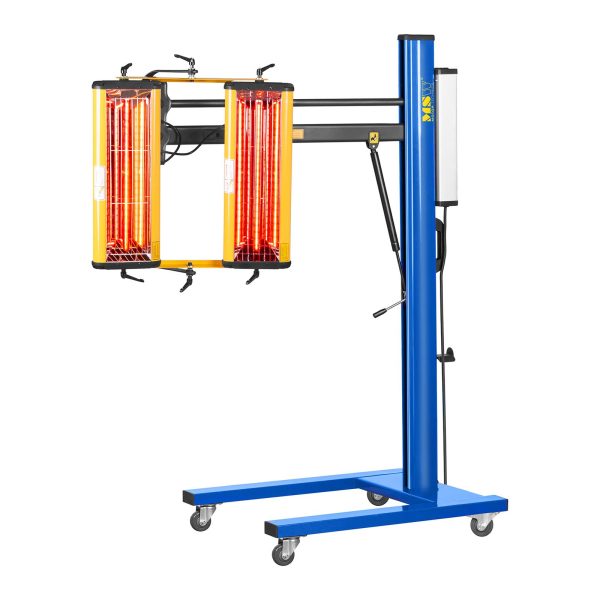 Siltuma radiatora krāsošana krāsu žāvēšanai uz statīva 2200W IR-Dryer2000.1