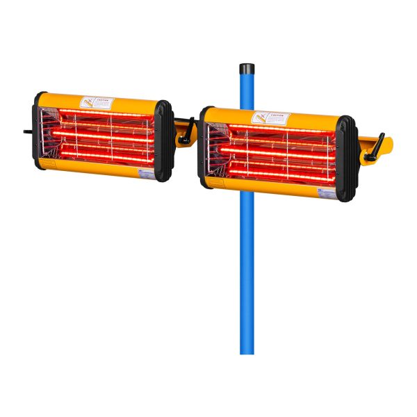 Siltuma radiatora krāsošana krāsu žāvēšanai uz statīva 2200W IR-Dryer2000.2