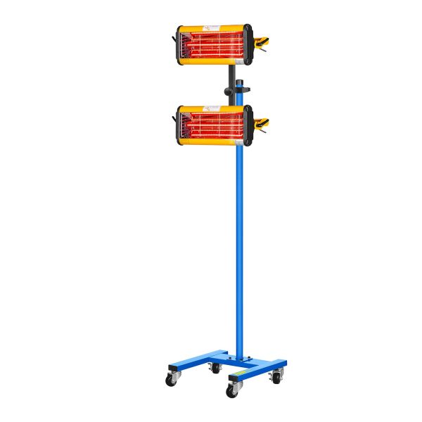 Siltuma radiatora krāsošana krāsu žāvēšanai uz statīva 2200W IR-Dryer2000.2