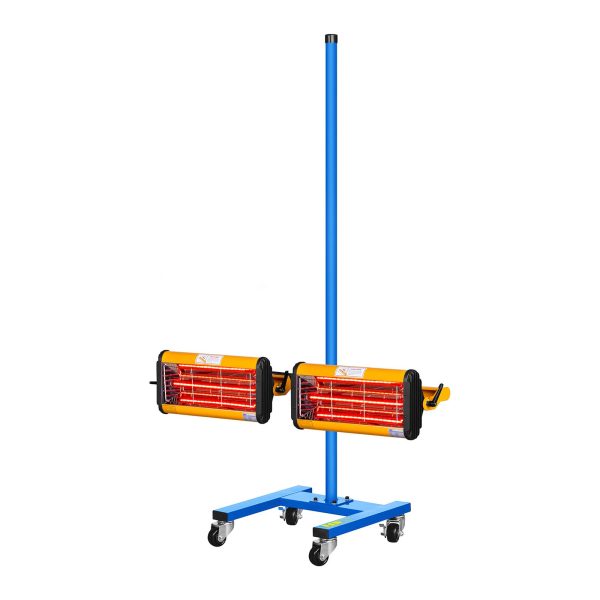 Siltuma radiatora krāsošana krāsu žāvēšanai uz statīva 2200W IR-Dryer2000.2