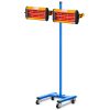 Siltuma radiatora krāsošana krāsu žāvēšanai uz statīva 2200W IR-Dryer2000.2