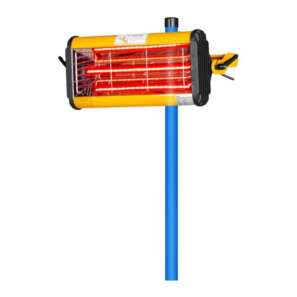 Siltuma radiatora krāsošana krāsu žāvēšanai uz statīva 1100W IR-DRYER1000
