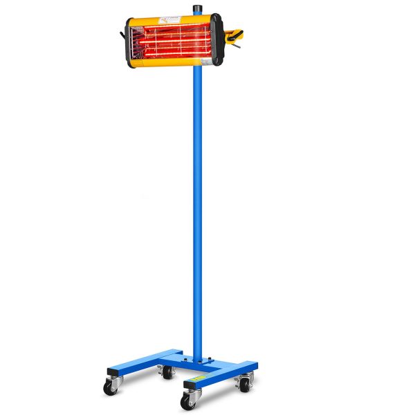 Siltuma radiatora krāsošana krāsu žāvēšanai uz statīva 1100W IR-DRYER1000