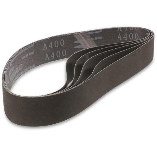Lentes Abrazīvās siksnas bezgalīgas slīpēšanas 40 x 760 mm granularitāte 400 MSW-AOBELT476-400 5 gab.