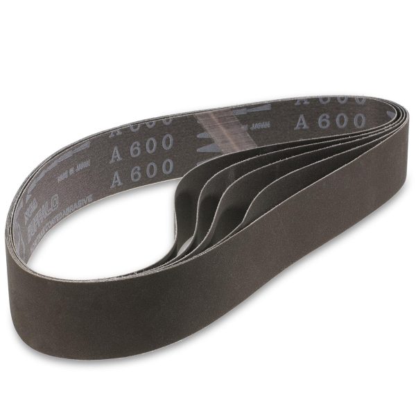 Lentes Abrazīvas slīpēšanas jostas bez žalūzijām 40 x 760 mm granularitāte 600 MSW-AOBELT476-600 5 gab.
