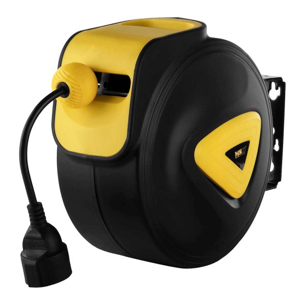 Automātiska kabeļa tvertne ar pagarinājuma kabeli AC230V / 10A / 50Hz garums 11,5 m