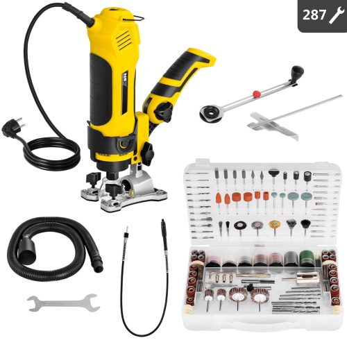 Iesaiņojuma Polijas Polijas urbis daudzfunkcionāli Twist-a-Saw 287 elementi 550W