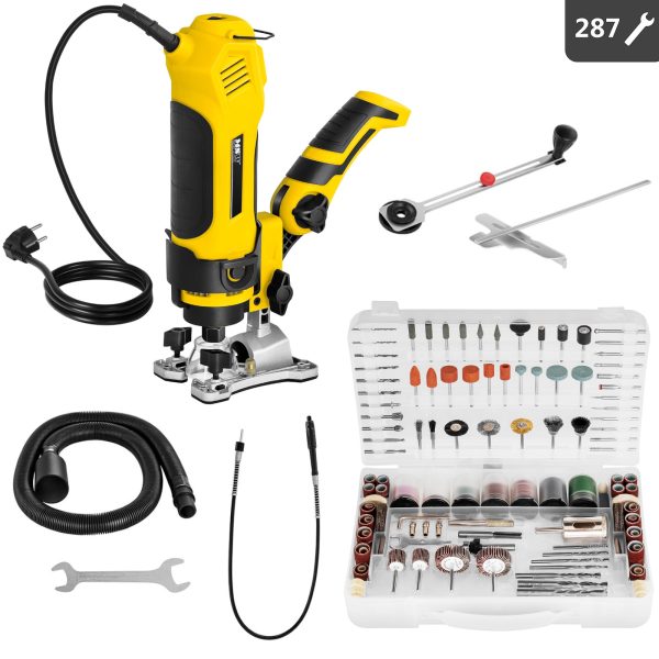 Iesaiņojuma Polijas Polijas urbis daudzfunkcionāli Twist-a-Saw 287 elementi 550W