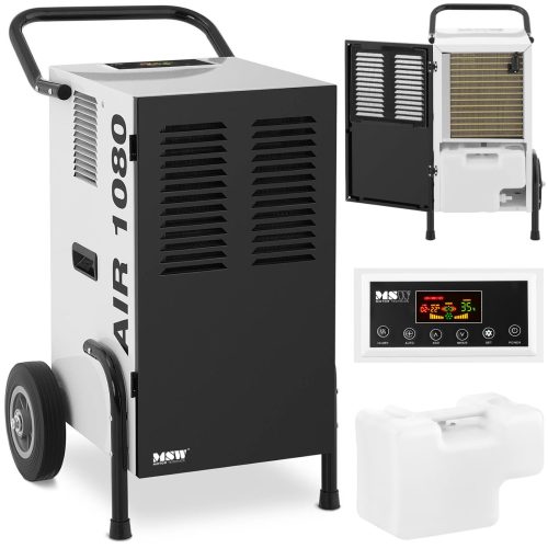 Mobilais mobilais vāks sausinātāja. 9 l 50 l/24 h līdz 80 m2