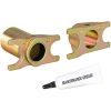 Aksiālais preses terminālis savienotājiem un caurulēm Avg. 16-32 mm