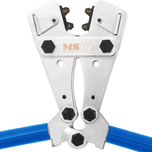 Prāgas crimper par kabeļu skārda buksēm 6-120 mm2