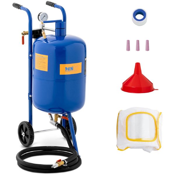 Mobilais sifona smilšu klasteris ar spiediena pielāgošanu 60-125 psi 40 l