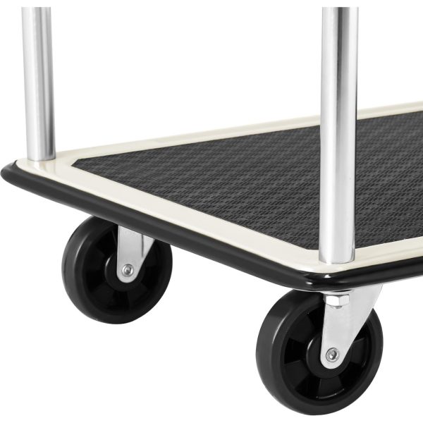 Transporta plauktu ratiņi ar 2 plauktiem līdz 120 kg 72 x 43 cm