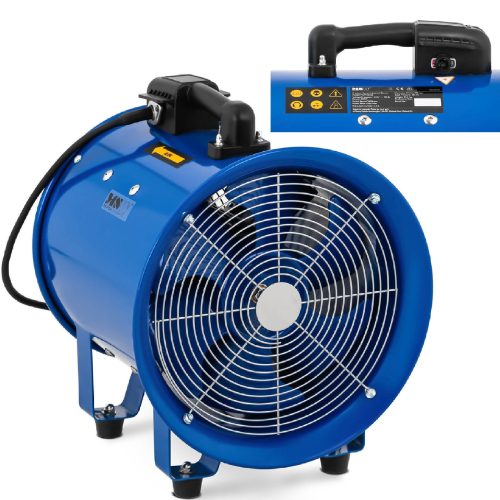 Aksiālā rūpnieciskā pūtēja ventilators dzesēšanai un gaisa cirkulācijai 500 W 300 mm