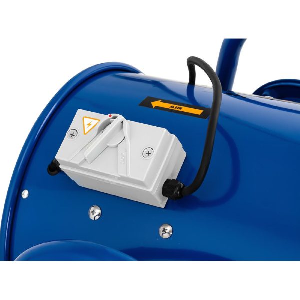Industriālais aksiālais ventilators dzesēšanai un gaisa cirkulācijai 1100 W, diametrs 400 mm