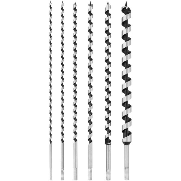 Urbšanas urbumu komplekts koka no tērauda HRC46 garuma 460 mm diametrs 6-25 mm - 6 gab.