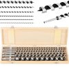 Urbšanas urbumu komplekts koka no tērauda HRC46 garuma 460 mm diametrs 6-25 mm - 6 gab.