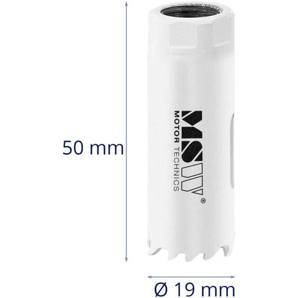 Bimetāla atveres urbis plastmasas koka metāla diametram 19 mm
