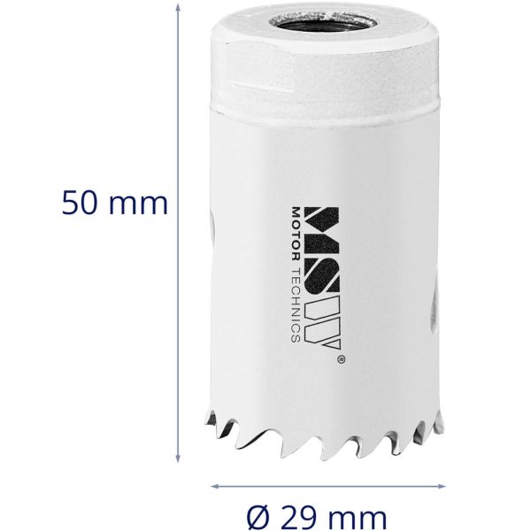 Bimetāla atveres urbis plastmasas koka metāla diametram 29 mm