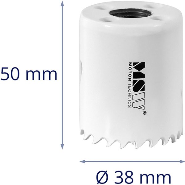 Bimetāla atveres urbis plastmasas koka metāla diametram 38 mm