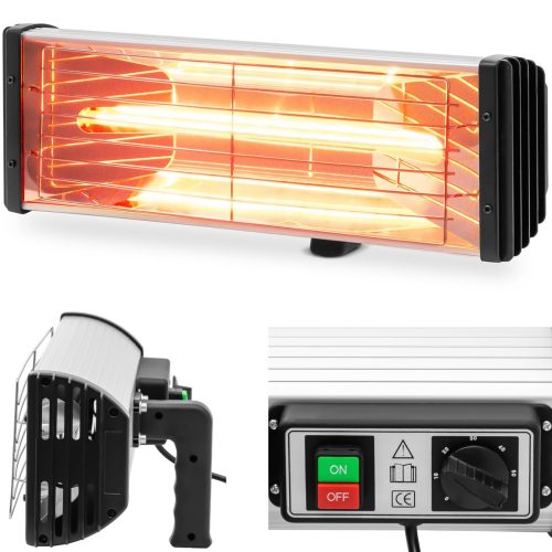 Infrasarkanās radiatora darbnīcas krāsas lampa 30-100C 1000 W korpusam