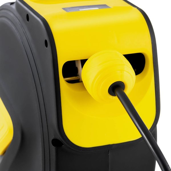 Automātiska elektriskā pagarinātāja vads uz bungas bungas 20 m + 3 m
