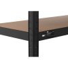 Metāla noliktavas plaukts 5 plaukti 875 kg 90 x 40 x 180 cm pelēkas -Blue 2 gab.