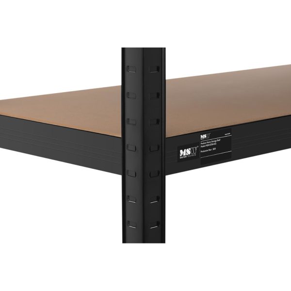 Metāla noliktavas plaukts 5 plaukti 875 kg 90 x 40 x 180 cm pelēkas -Blue 2 gab.