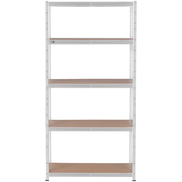 10061980-4 Metāla noliktavas plaukts 5 plaukti 750 kg 100 x 50 x 197 cm pelēks